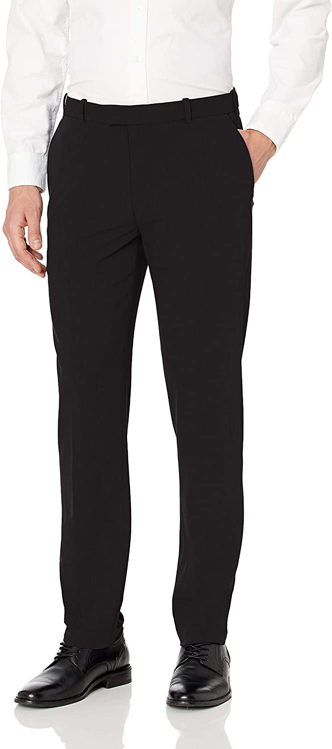 Van Heusen Men's Flex Flat Front Straight Fit Pant (Black) $12.46 + Free Shipping w/ Prime or Orders $25+