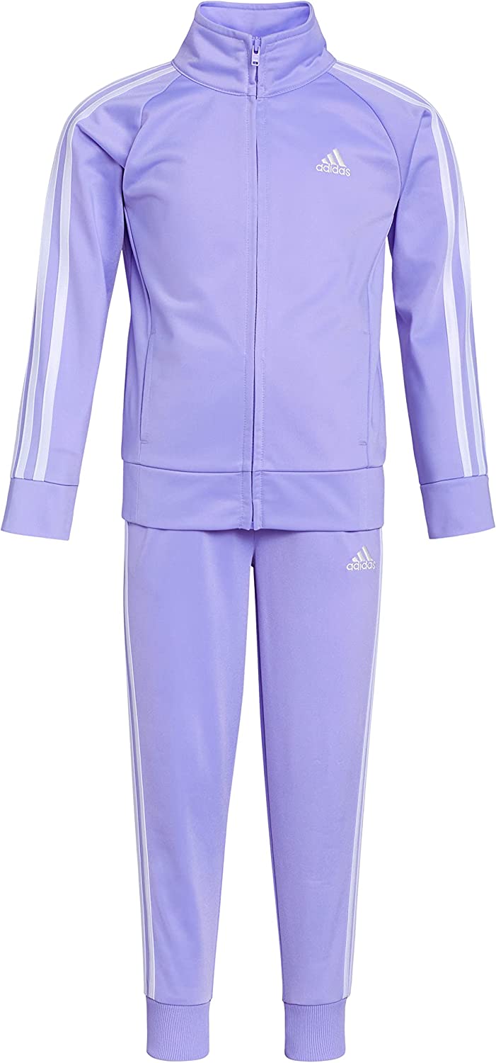adidas Girls' Classic Tricot Track Suite Set (Light Purple) $19.20 + Free Shipping w/ Prime or Orders $25+