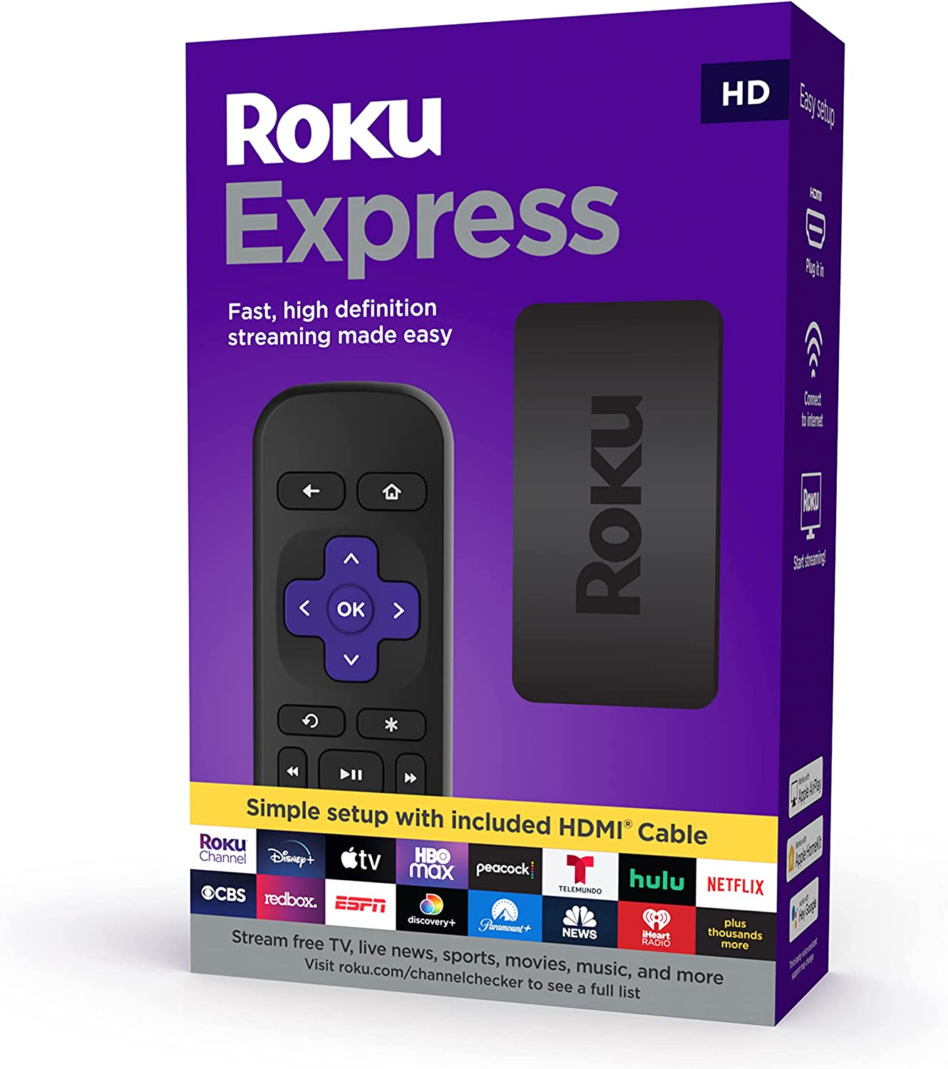 Roku Express HD Streaming Media Player $18 + Free Shipping
