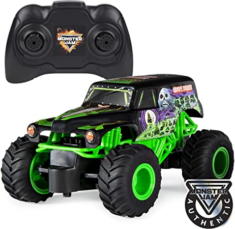 Monster Jam Grave Digger Remote Control Truck Toy (1:24 scale; 2.4 GHz) $7 + Free Shipping w/ Prime or on $25+