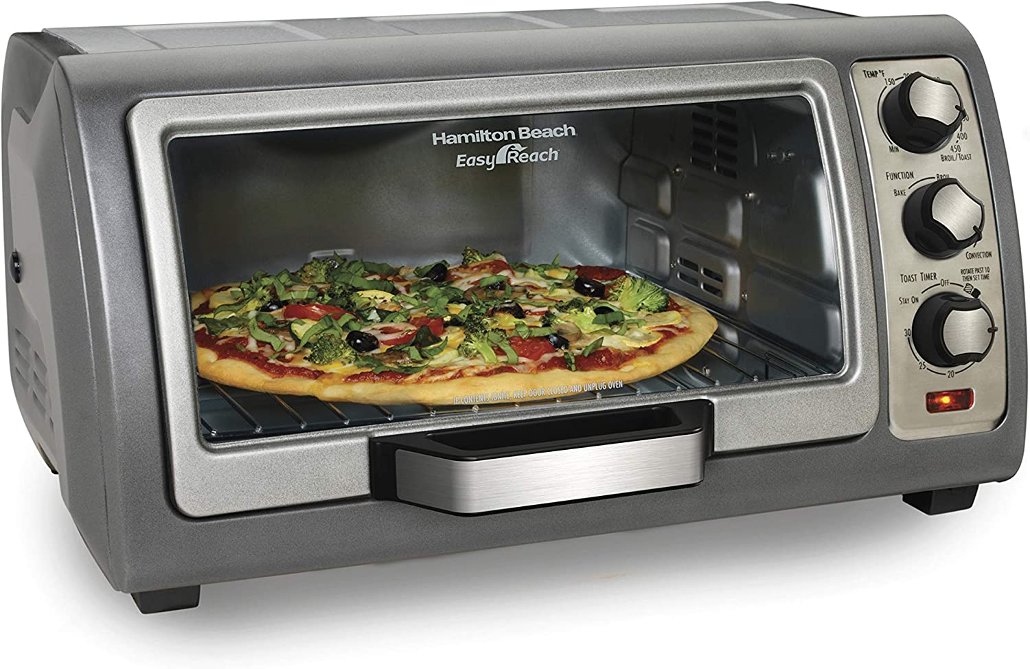 6-Slice Hamilton Beach Countertop Toaster Convection Oven w/ Roll-Top Door (31123D) $60 + Free Shipping
