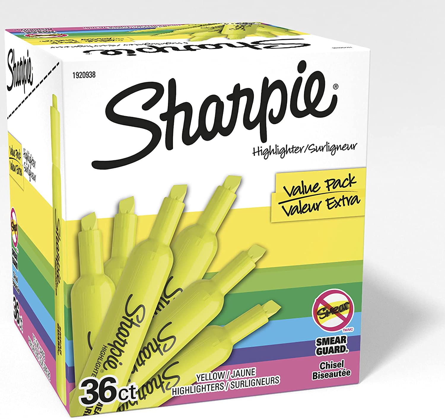 36-Count Sharpie Chisel Tip Highlighters (Fluorescent Yellow) $9.91 + Free Shipping w/ Prime or on orders of $25+.