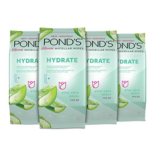4-Pack 25-Count Pond's Vitamin Micellar Makeup Wipes w/ Aloe Vera $6.70 w/ S&S + Free Shipping w/ Prime or $25+