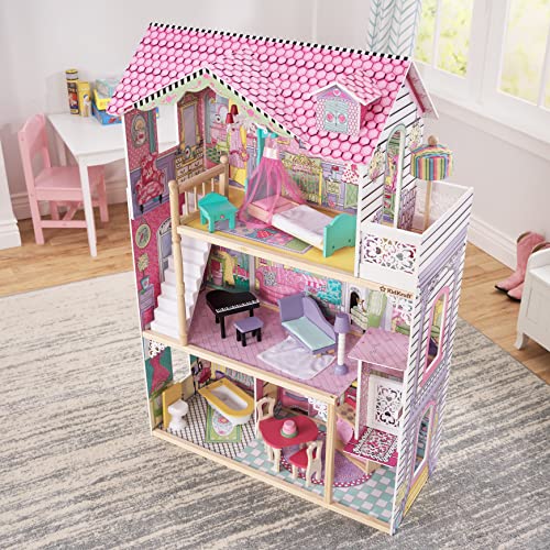 17-Piece KidKraft Annabelle Wooden Dollhouse w/ Elevator and Balcony $62.70 + Free Shipping