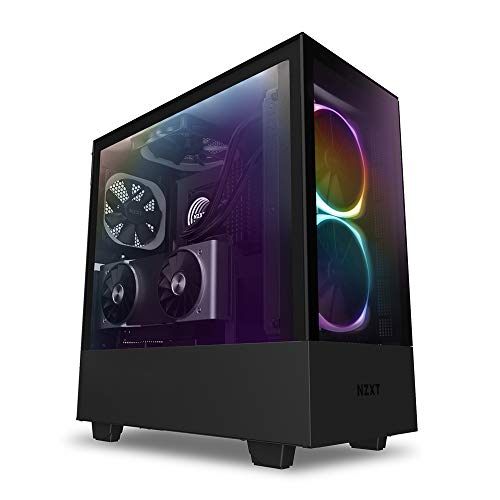 NZXT H510 Elite Premium Mid-Tower ATX PC Gaming Case (Black, CA-H510E ...