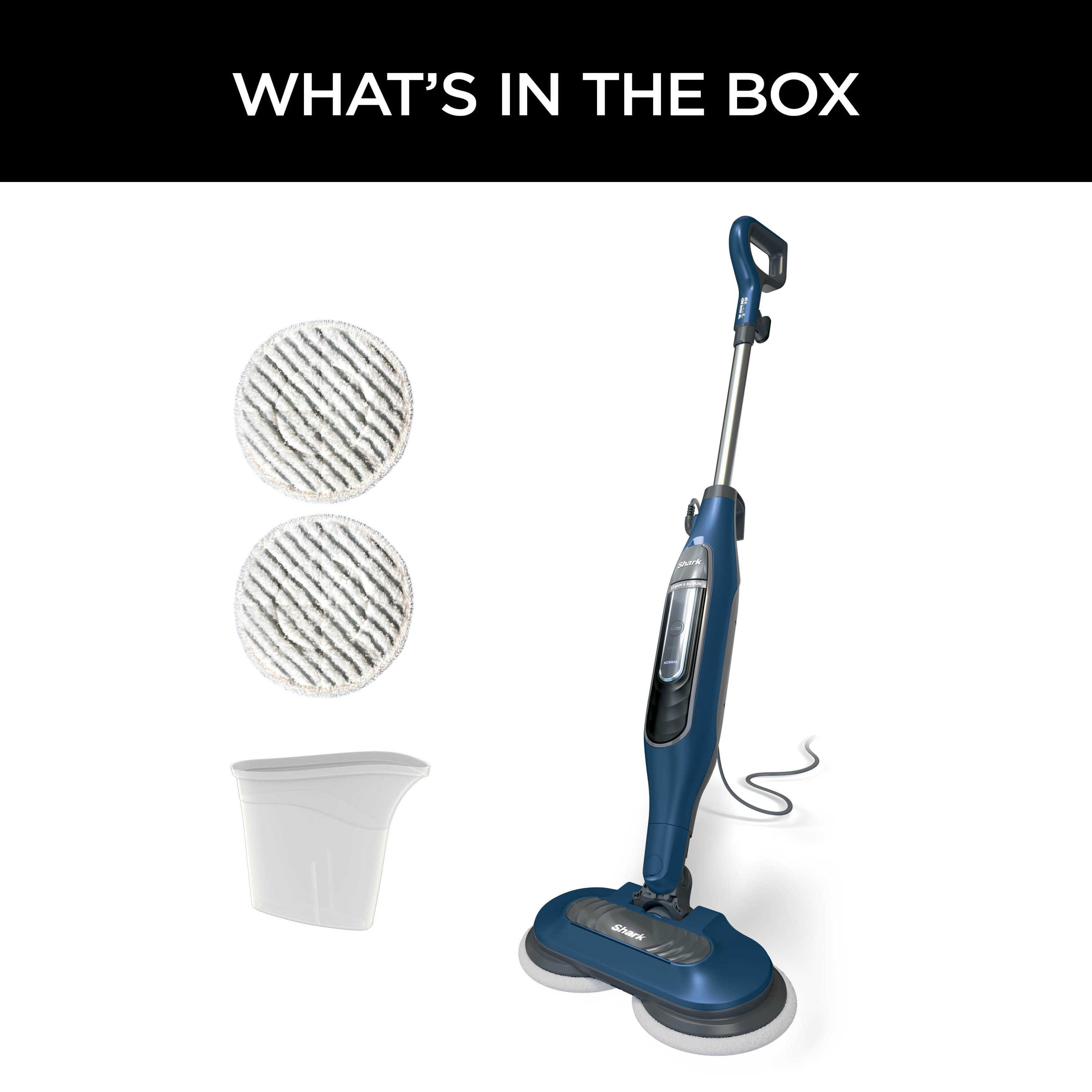 Shark Steam & Scrub AllinOne Scrubbing and Sanitizing Hard Floor Steam Mop (S7020) 88 + Free