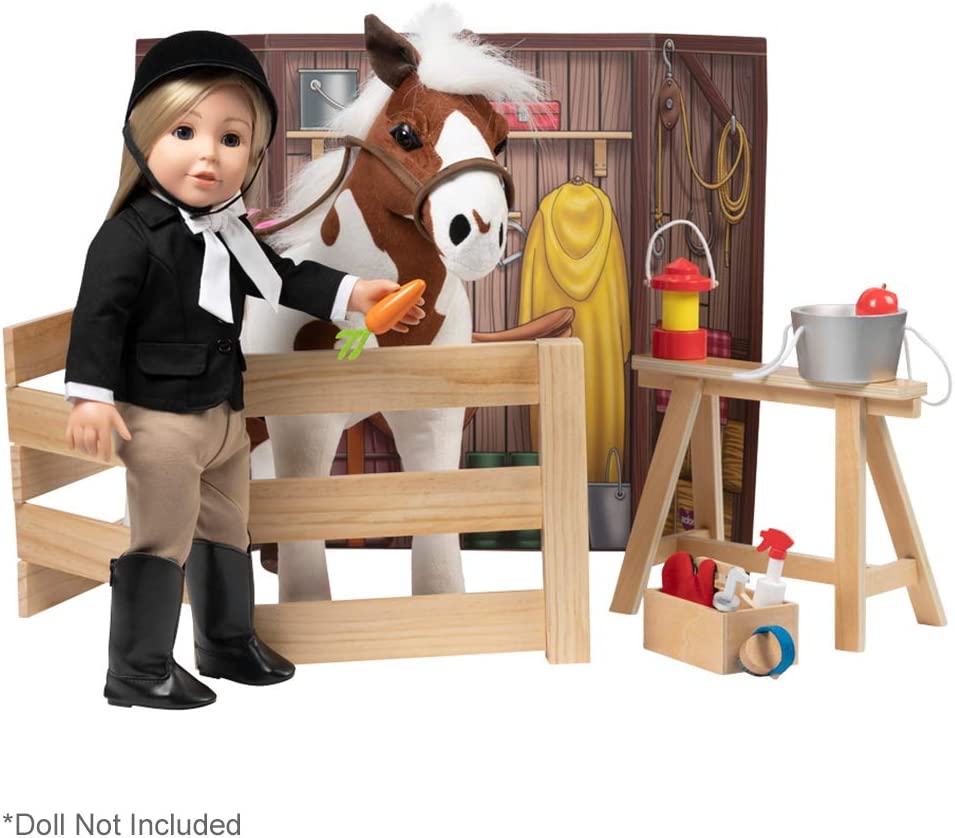 15-Piece Adora Amazing World Plush Horse Playset w/ Sound Effect & Accessories $14 + Free Shipping w/ Prime or on orders $25+