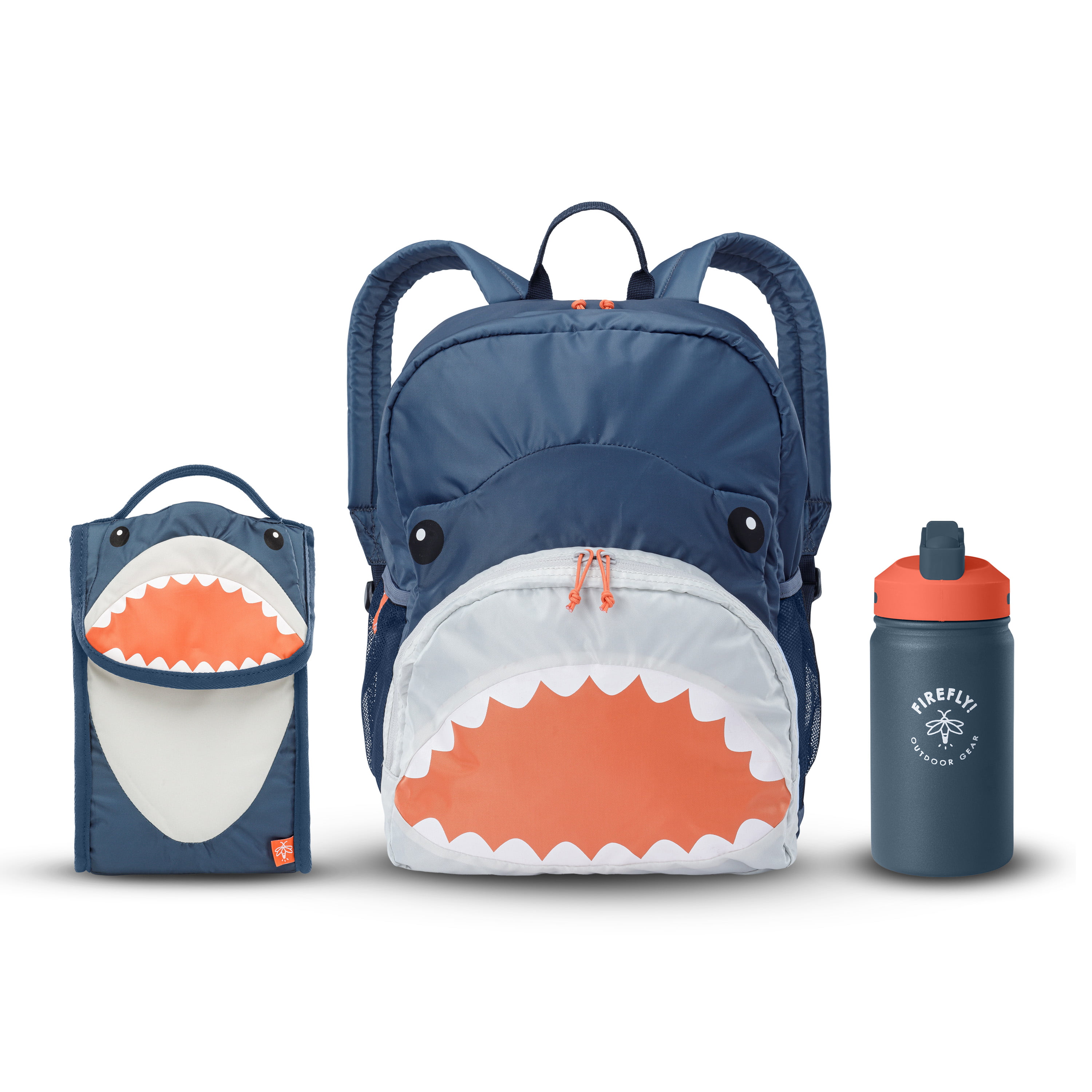 3-Piece Firefly! Outdoor Gear Finn the Shark Kid's Combo Set (Backpack, Lunch Bag, Water Bottle) $15 + Free Shipping w/ Walmart+ or on $35+