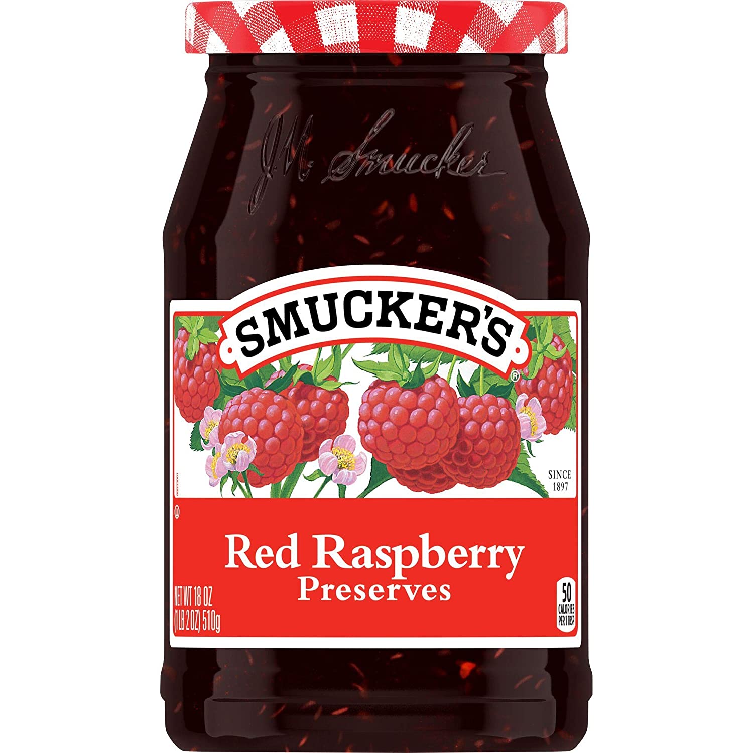 4-Pack 18-Oz Smucker's Red Raspberry Preserves $11 w/ S&S + Free Shipping w/ Prime or on orders $25+