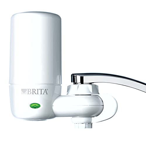 Brita Tap Water Faucet Filtration System w/ Filter Change Reminder (White, Complete) $14.79 + Free Shipping w/ Prime or on orders over $25