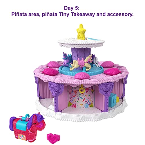 Polly Pocket Birthday Cake Countdown Package for Birthday Week w/ 25 Surprises $15 + Free Shipping w/ Prime or on $25+