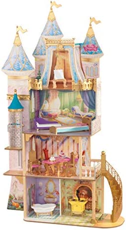 KidKraft Disney Princess Royal Celebration Wooden Dollhouse w/ 10 Accessories & Bonus Foldout Rooms $69.60 + Free Shipping