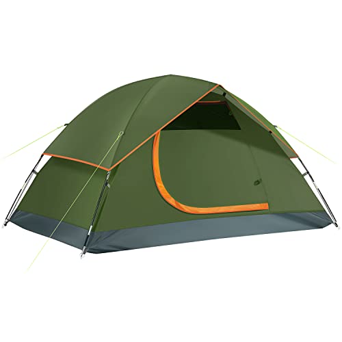 2-Person Ciays Waterproof Camping Tent w/ Removable Rainfly Carry Bag & Stakes (New Green) $25.67 + Free Shipping