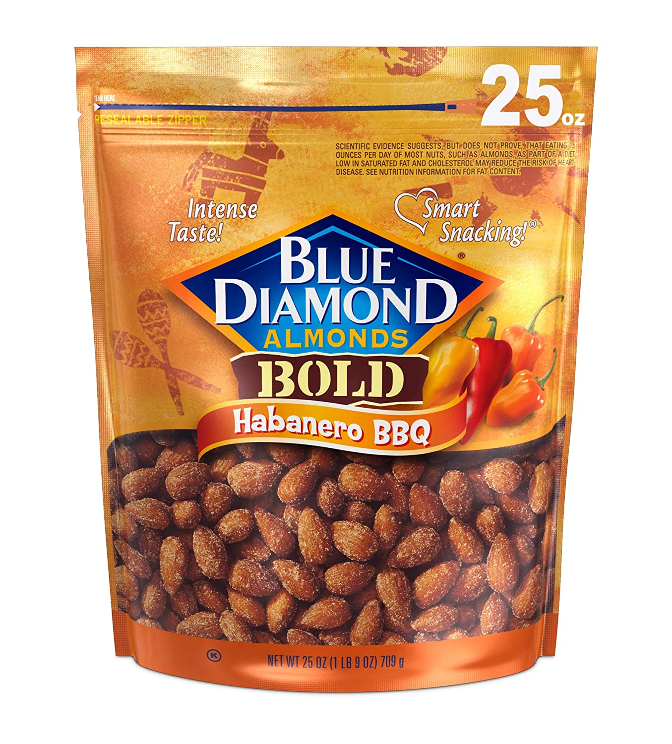25-Oz Blue Diamond Almonds (Habanero BBQ) $7.79 w/ S&S + Free Shipping w/ Prime or on $25+