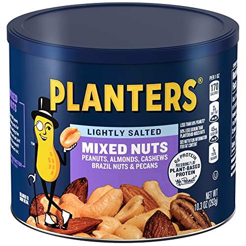 10.3-Oz Planters Lightly Salted Mixed Nuts $3.89 w/ S&S + Free Shipping w/ Prime or on orders $25+