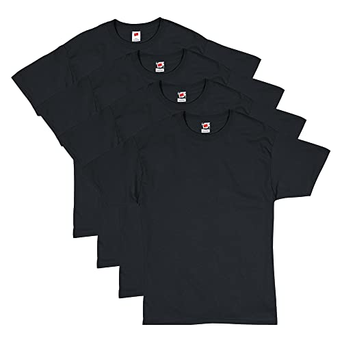 4-Pack Hanes Men's Essentials Short Sleeve T-shirt Value Pack (Black) $10.11 + Free Shipping w/ Amazon Prime or on orders $25+.