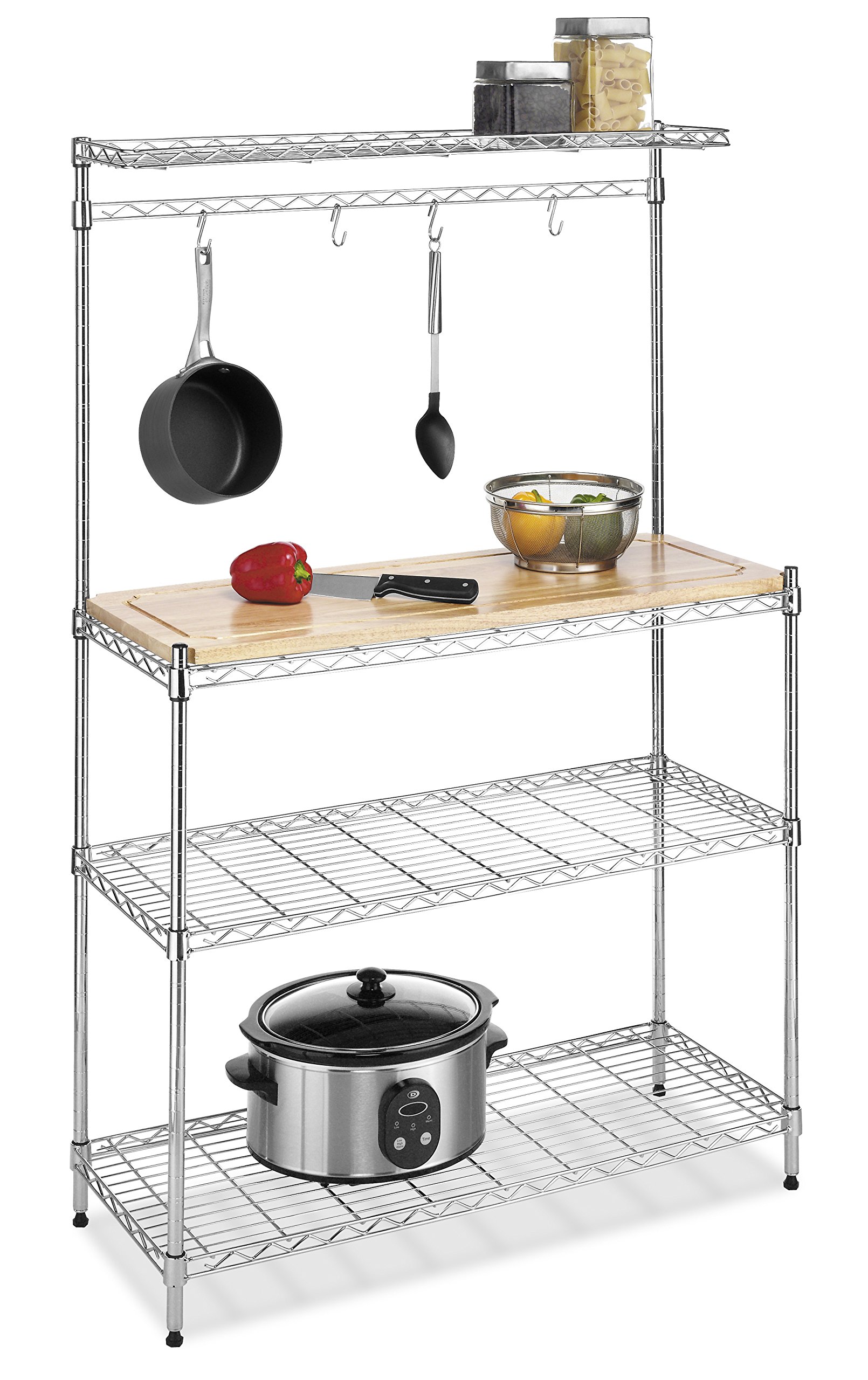 Whitmor Supreme Baker’s Rack w/ Removable Wood Cutting Board $49.30 + Free Shipping