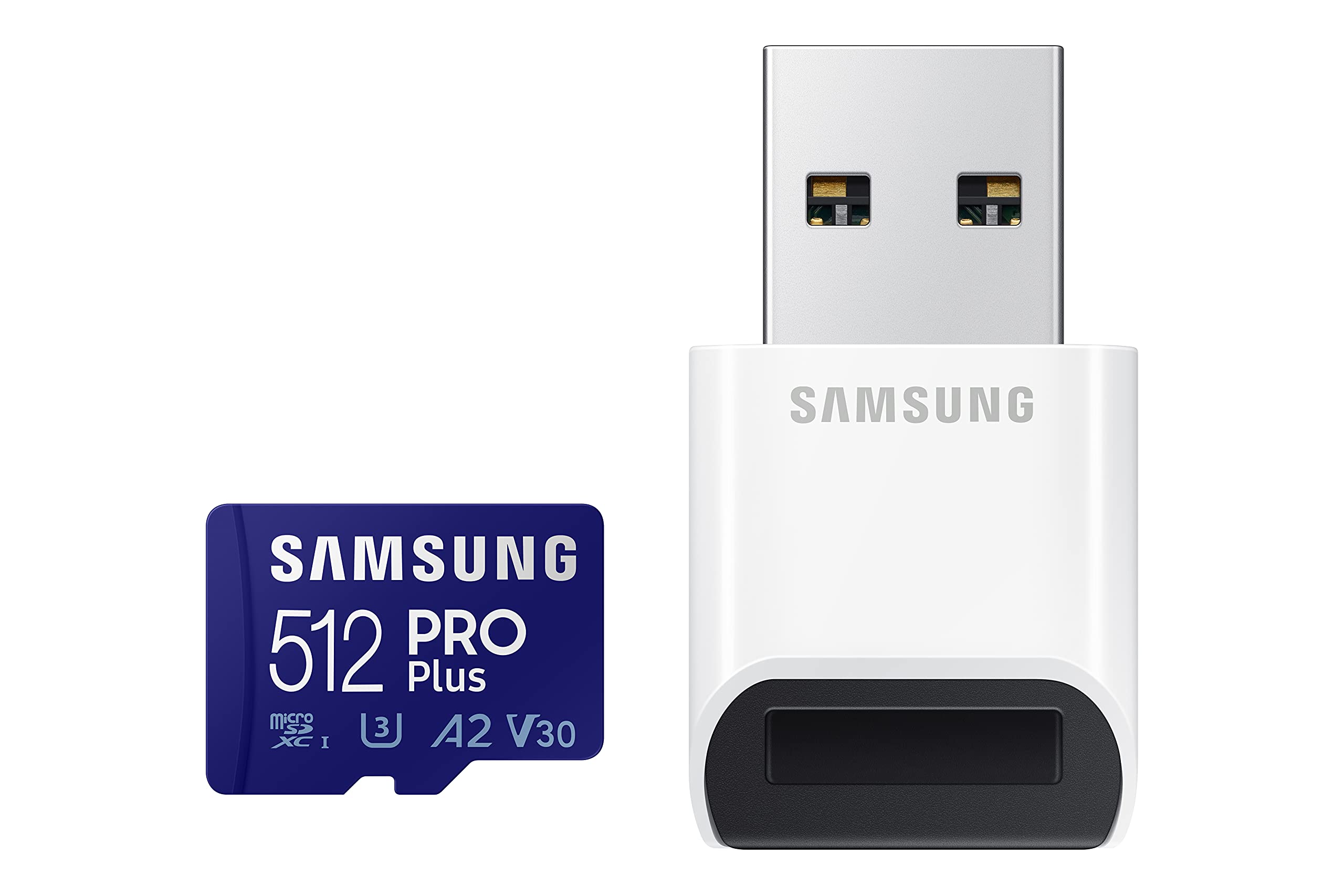 512GB SAMSUNG PRO Plus UHS-I U3 A2 V30 microSDXC Memory Card + USB Reader $36 + Free Shipping