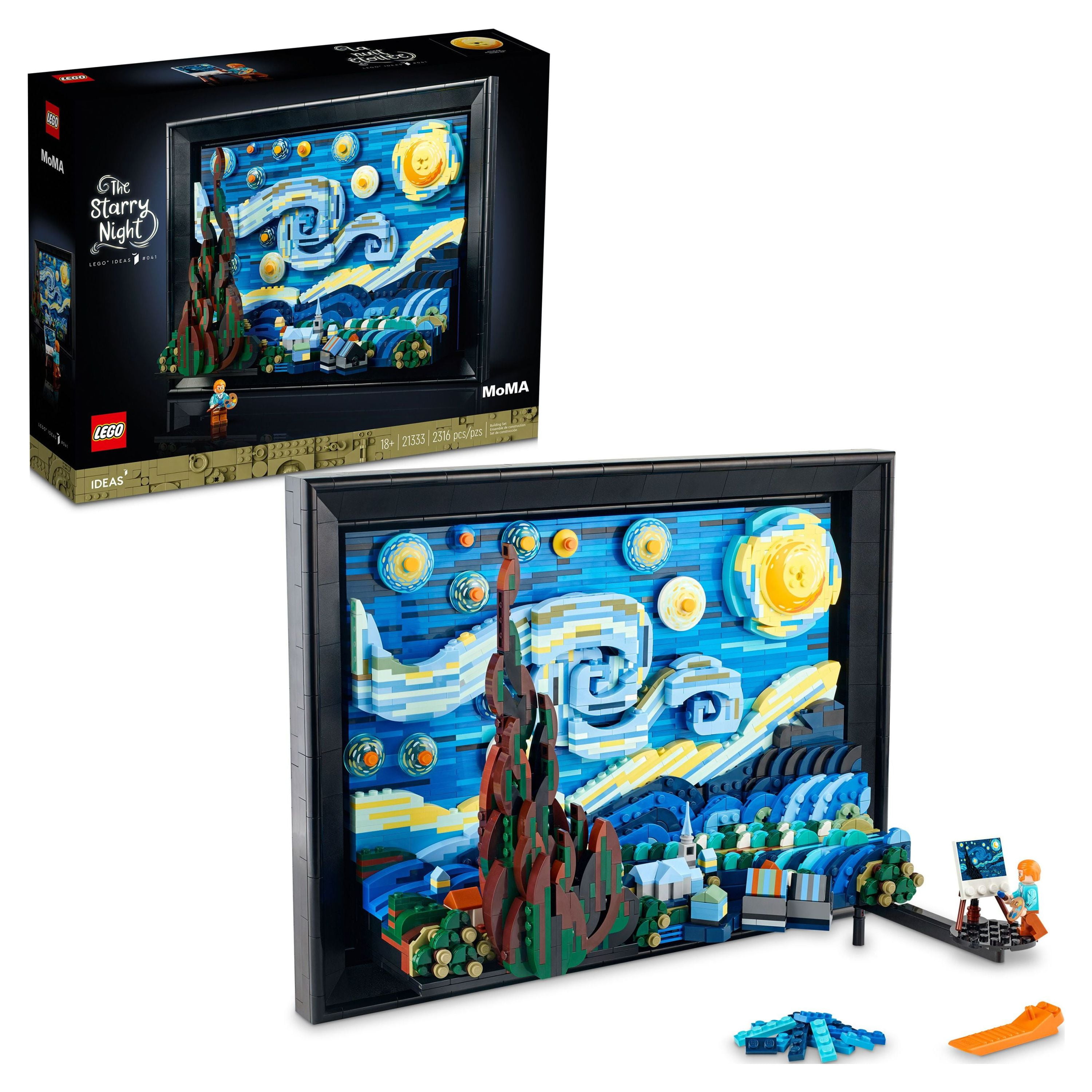 2316-Piece LEGO Ideas: Vincent Van Gogh: The Starry Night 3D Art Building Set $136 + Free Shipping