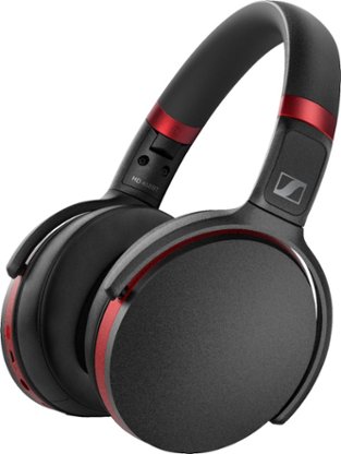 Sennheiser HD 458BT Wireless Noise Cancelling Headphones Black Red