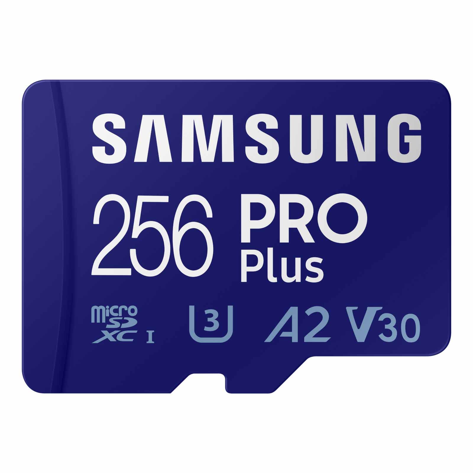 256GB SAMSUNG PRO Plus microSD Memory Card w/ Adapter (MB-MD256SA/AM) $18 + Free Shipping w/ Prime or Orders $35+