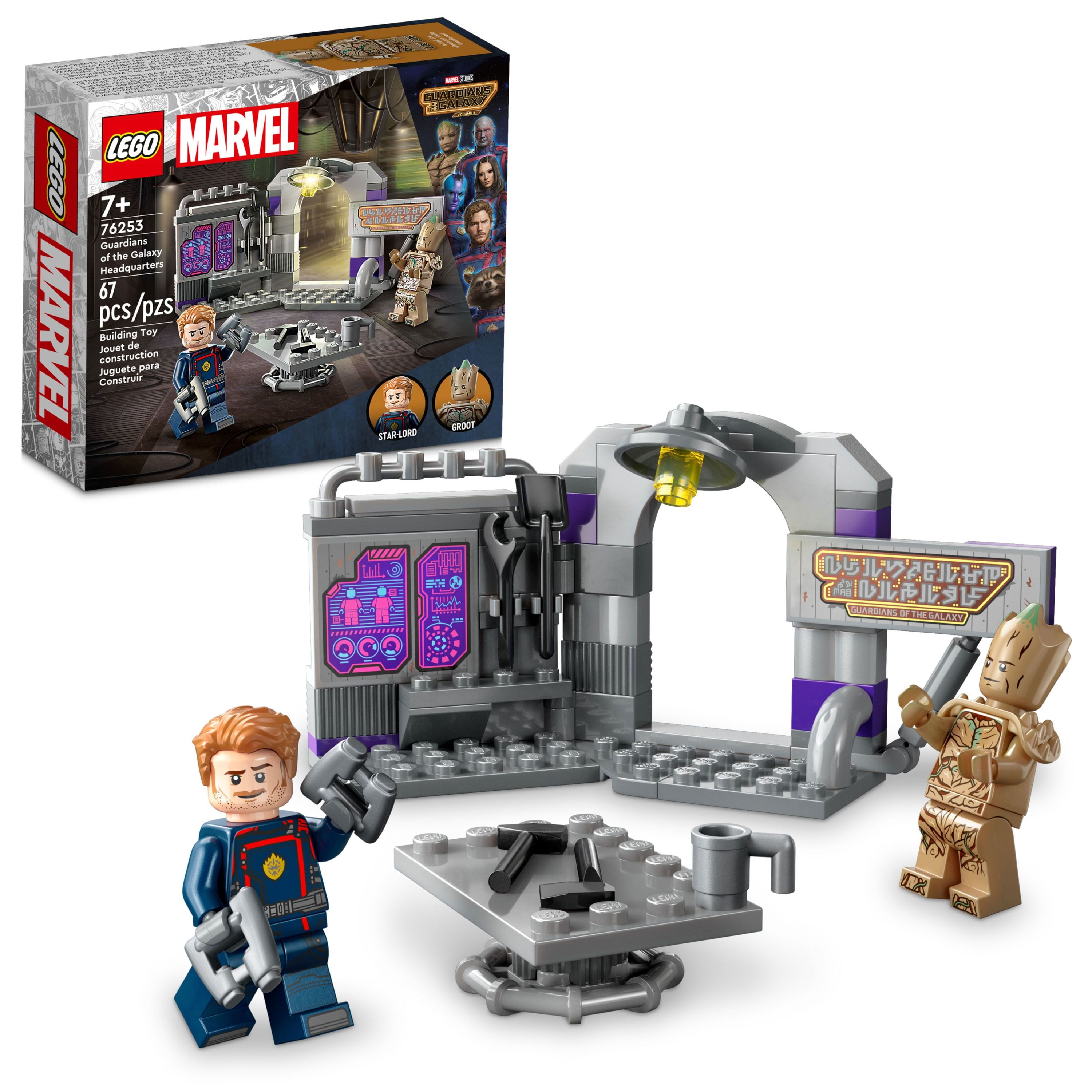 67-Piece LEGO Marvel Guardians of the Galaxy Headquarters (76253) $6 + Free S&H w/ Walmart+ or $35+