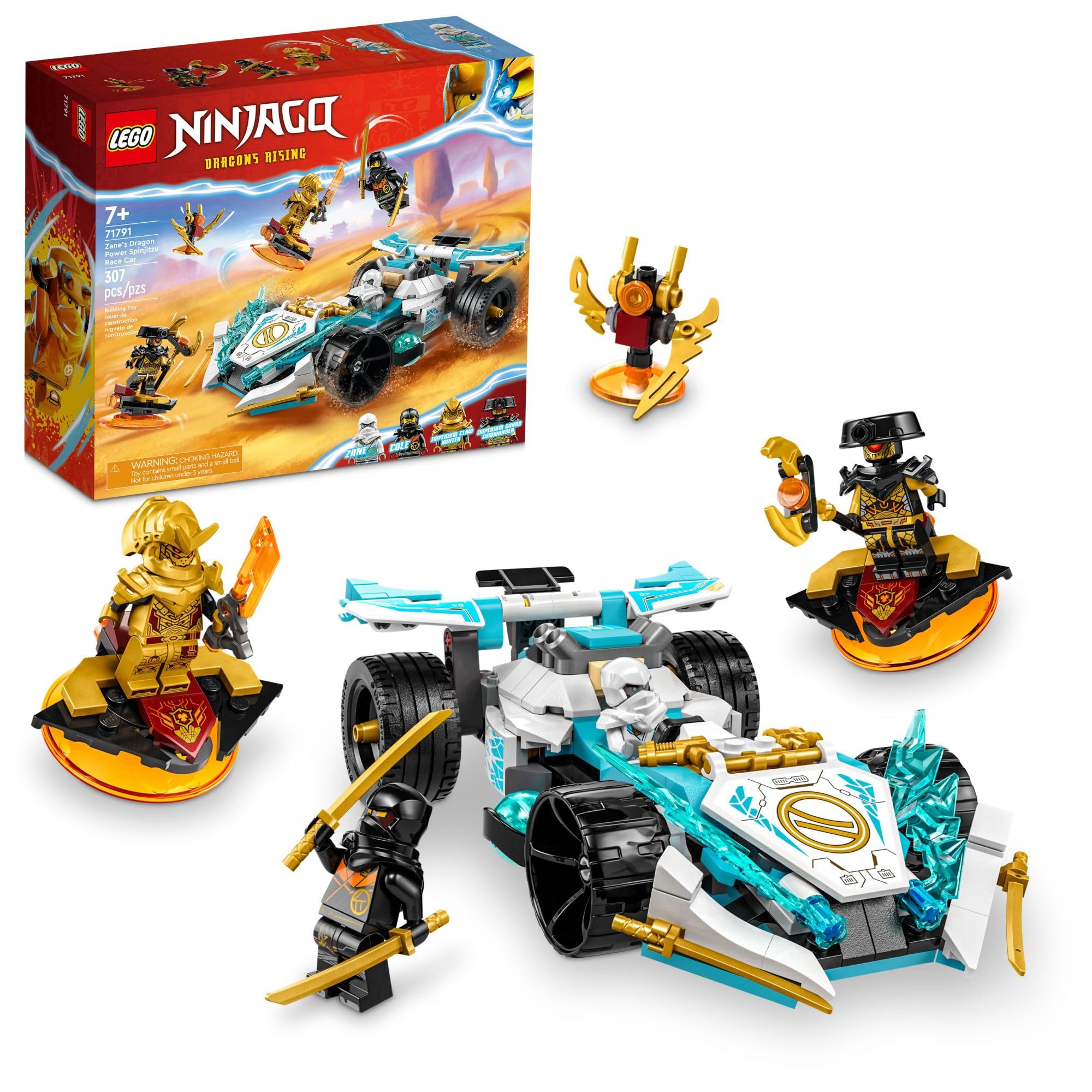 307-Piece LEGO NINJAGO Zane’s Dragon Power Spinjitzu Race Car (71791) $29 + Free Shipping w/ Prime or on $35+
