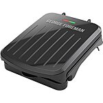 George Foreman GRS040B 2-Serving Classic Plate Electric Indoor Grill and Panini Press (Black) $14.96 + Free Shipping w/ Prime or on orders $25+