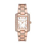 Michael Kors 40mm Emery Three-Hand Stainless Steel Watch (Rose Gold, MK4644) $100 + Free Shipping