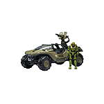 Halo Deluxe Vehicle Warthog w/ 4" Action Figure $15