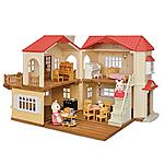 Prime Members: Calico Critters Red Roof Country Home Gift Toy Playset $48.49 + Free Shipping