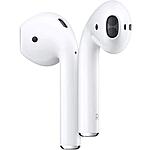 Apple AirPods Bluetooth Earbuds w/ Lightning Charging Case (2nd Gen) $79 + Free Shipping