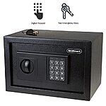 12&quot;x 7&quot;x7&quot; Stalwart Electronic Digital Steel Safe Box w/LED Keypad &amp; 2 Keys (Black) $30.14 + Free Shipping