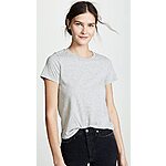 Madewell Women's Short Sleeve Harley Tee (Heather Grey) $10.18 + Free Shipping w/ Prime or on orders $25+