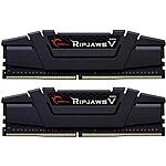 64GB (2x32GB) G.Skill RipJaws V Series DDR4 3600MHz CL18 RAM Desktop Memory Kit $138 + Free Shipping