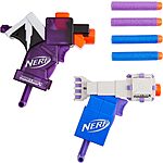 2-Pack NERF MicroShots Minecraft Ender Dragon &amp; Elder Guardian Mini Blaster w/ 4 Darts $9.49 + Free Shipping w/ Prime or on $35+