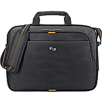 15.6" Solo New York Urban Laptop Briefcase (Black/Orange) $14 + Free Shipping