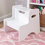 KidKraft Wooden Two-Step Children's Stool (White) $20.49 + Free Shipping w/ Prime or on $35+
