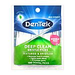 12-Pack 100-Count DenTek Deep Clean Bristle Picks $4.87 w/ S&amp;S + Free Shipping w/ Prime or on $35+