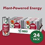 24-Pack 8-Oz V8 +ENERGY Energy Drinks (Strawberry Banana) $12.10 w/ S&amp;S + Free Shipping w/ Prime or on $35+