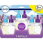 3-Count Febreze Odor-Fighting Fade Defy Plug in Air Freshener Refills (Various) $8.41 w/ S&amp;S + Free Shipping w/ Prime or on $35+