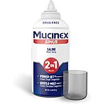 4.5-Oz Mucinex Sinus Saline Nasal Spray & Sinus Rinse + $0.50 Amazon Promo Credit $7.20 w/ Subscribe &amp; Save