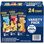 24-Pack Planters Peanuts & Cashews Variety Pack $9.90