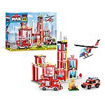 916-Piece ZURU MAX Adventure Fire Rescue Playset Building Bricks Toy $13.88 + Free Shipping w/ Prime or on $35+