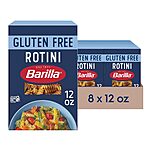 8-Pack 12-Oz Barilla Gluten Free Pasta (Rotini) $10.03 w/ S&amp;S + Free Shipping w/ Prime or on orders over $35