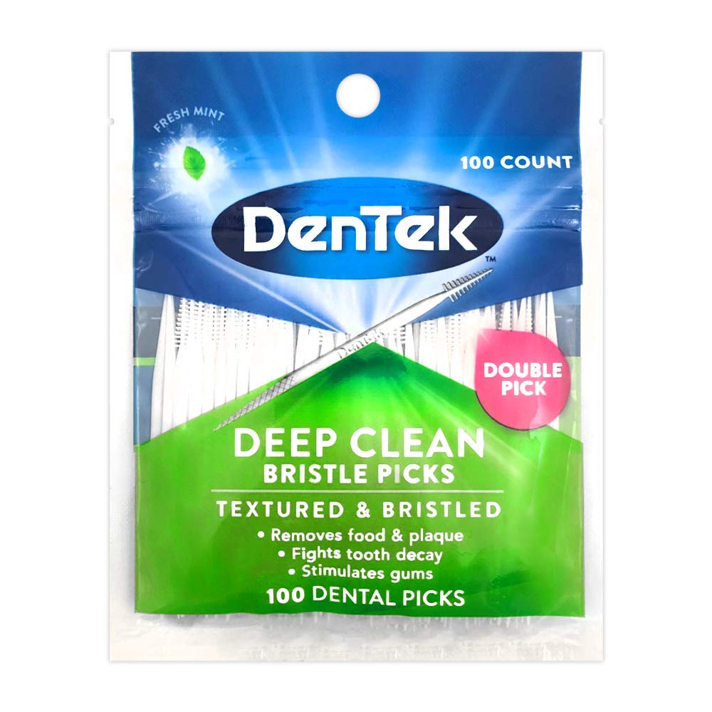 12-Pack 100-Count DenTek Deep Clean Bristle Picks $4.87 w/ S&S + Free Shipping w/ Prime or on $35+