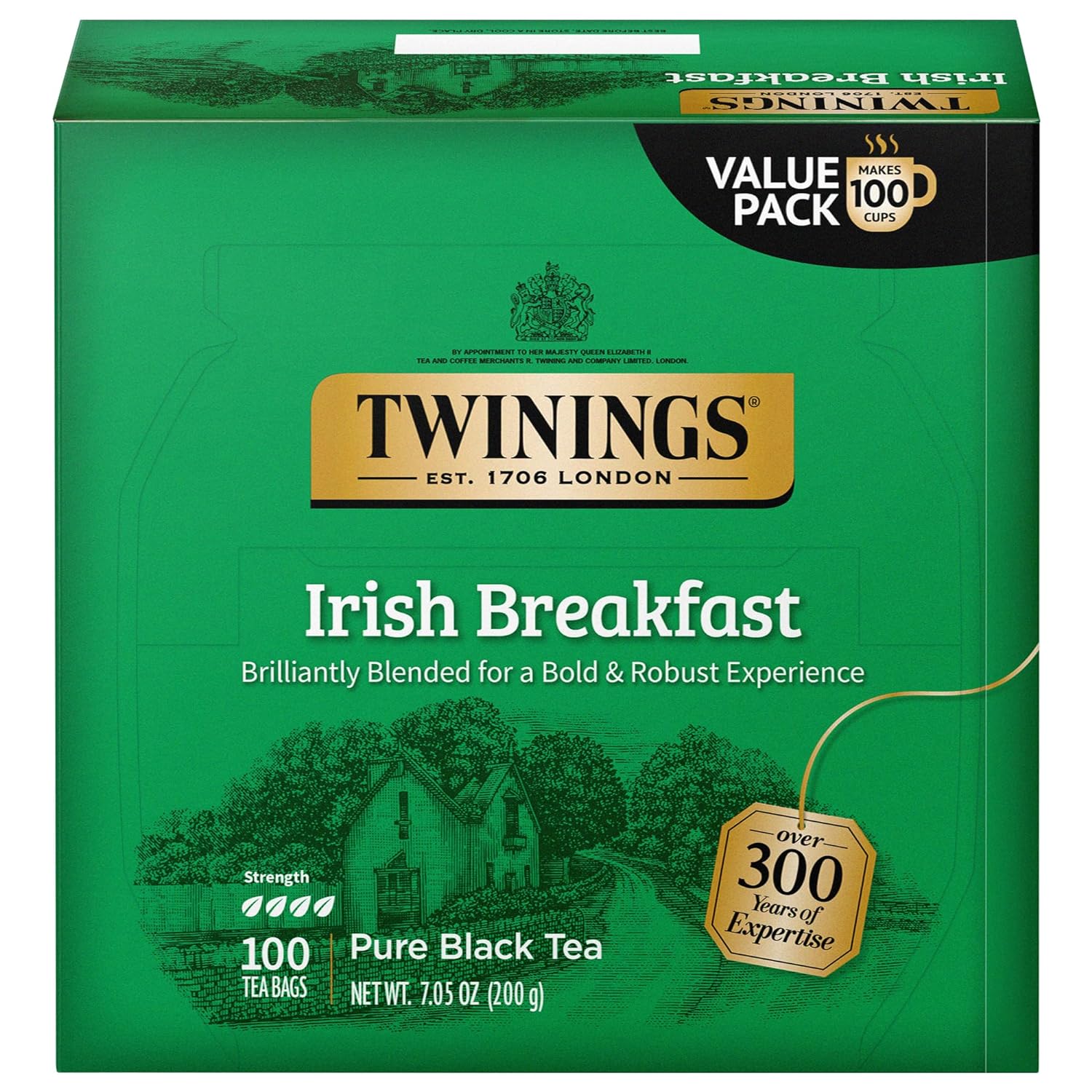 100-Pack Twinings Irish Breakfast Black Tea $10.53 w/ S&S + Free Shipping w/ Prime or on $35+