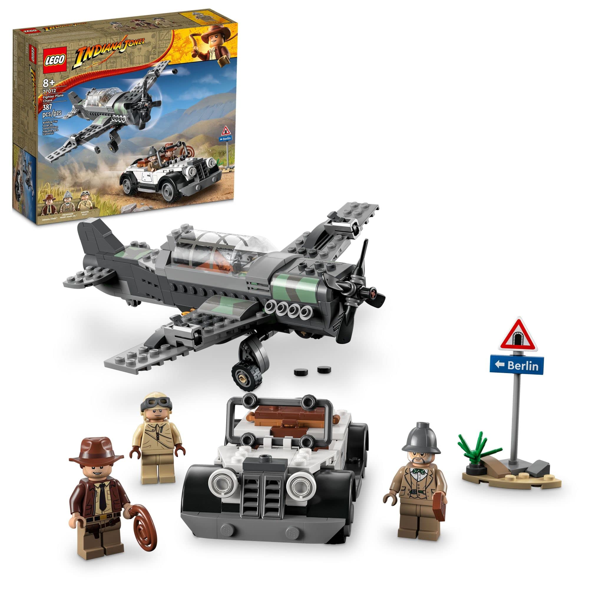 387-Piece LEGO Indiana Jones & the Last Crusade Fighter Plane Chase Set $28 + Free Shipping w/ Prime or on $35+