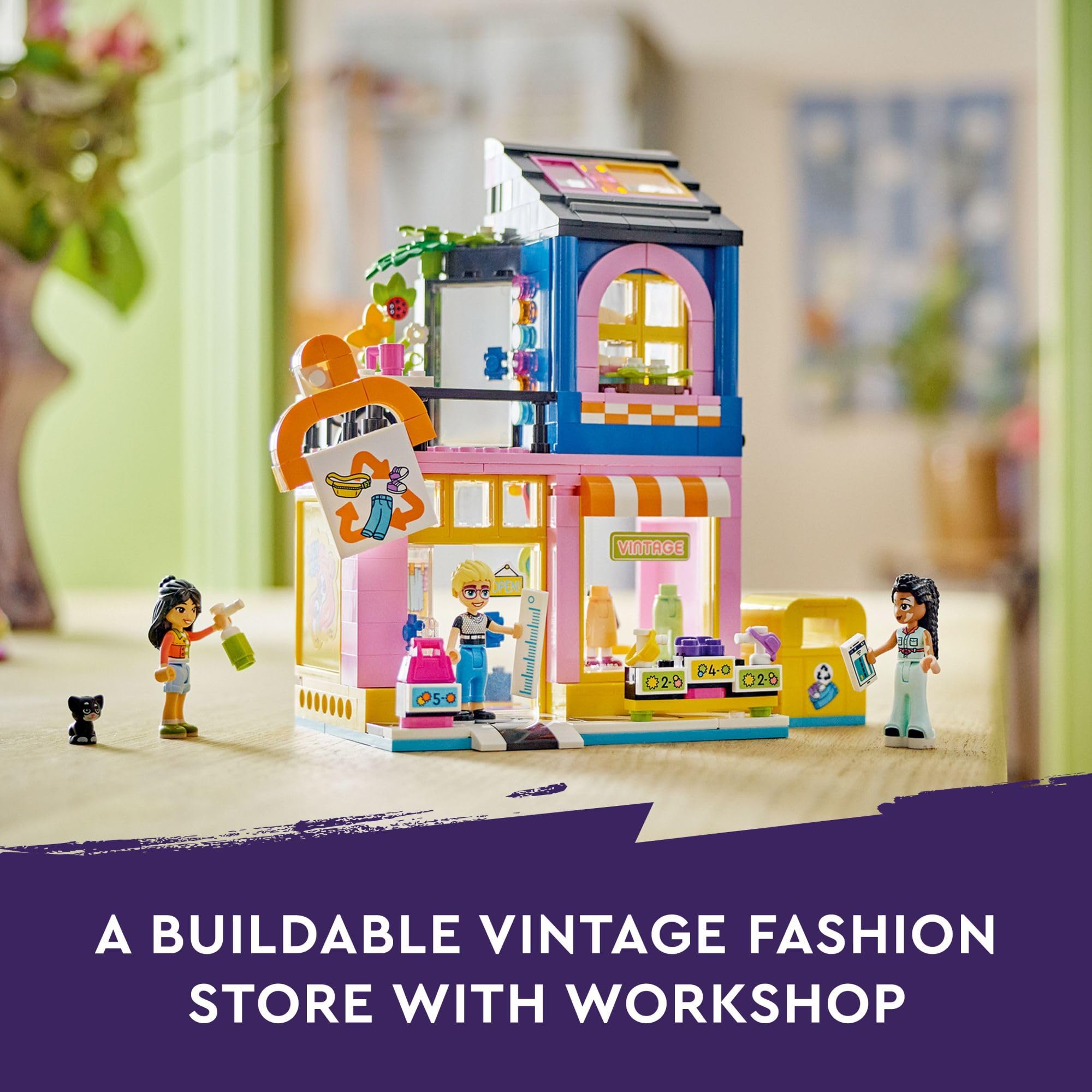 409-Piece LEGO Friends Vintage Fashion Store Toy (42614) $36 + Free Shipping