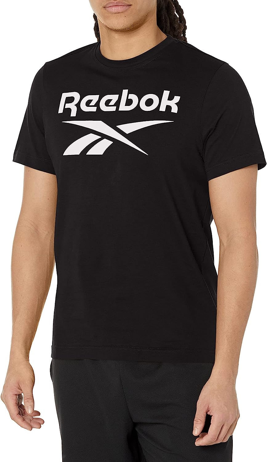 Reebok Men's Big Logo Tee (Black) $8 + Free Shipping w/ Prime or on $35 $7.99